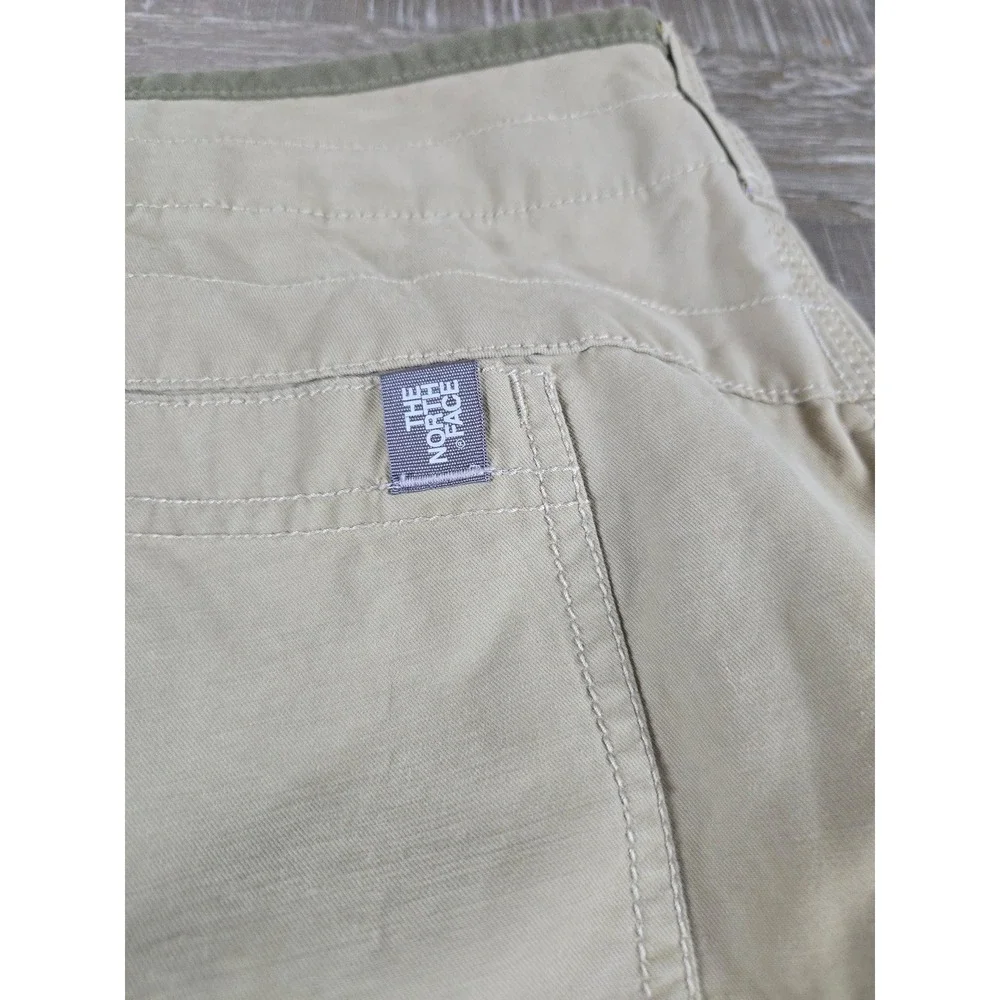 The North Face Mens Khaki Utility Hiking Pants Tan Straight Leg Size 38 Regular